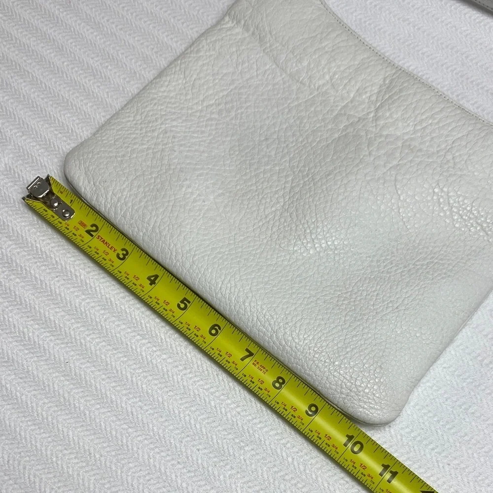 White Leather Purse Pebbled Leather The Sak 90s Classic Shoulder Bag Handbag